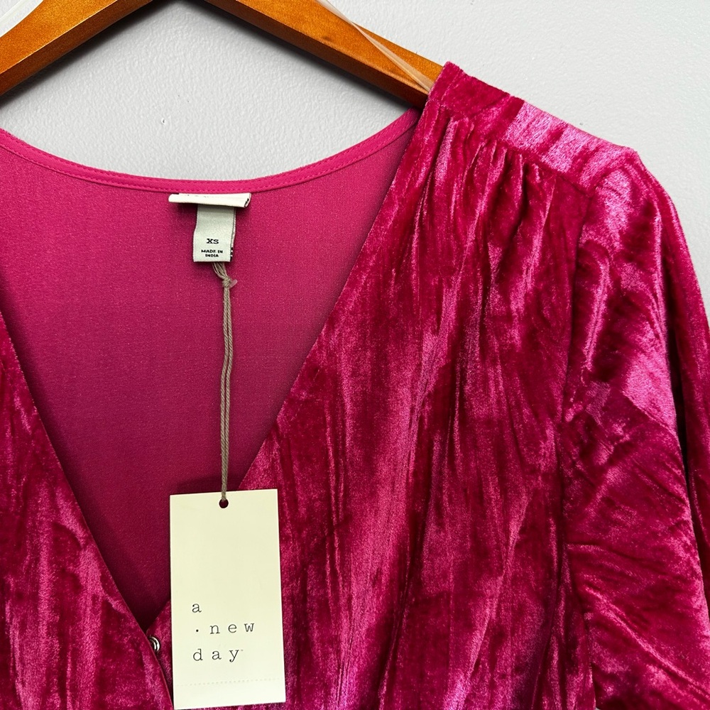 A New Day - Velvet Jumpsuit - Xtra Small